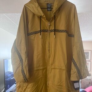 CHAMPION X MUHAMMAD ALI Golden Yellow Boxer Robe Hoodie- Men’s 2XL New w/ Tags